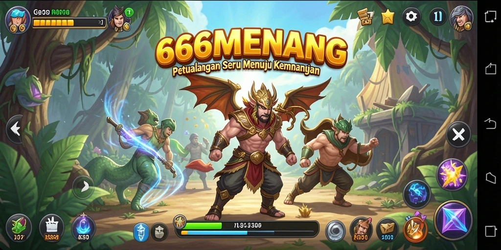Screenshot gameplay 666MENANG menampilkan aksi petualangan yang mendebarkan.