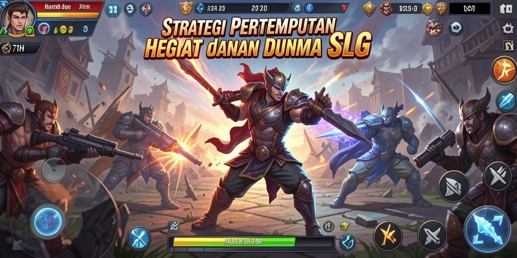 Tampilan gameplay SLG yang menegangkan di 71H.