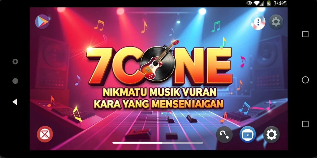 Tampilan gameplay 7CONE yang seru dan penuh warna.