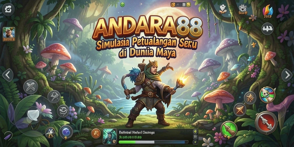 Tampilan gameplay seru dengan interaksi karakter yang menyenangkan.