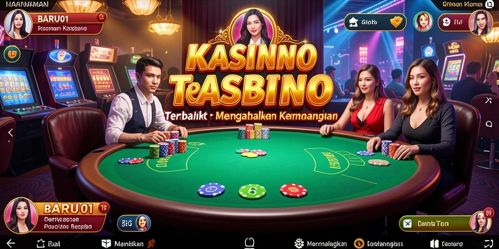 Tampilan gameplay menarik dari BARU01 yang menampilkan pengalaman Kasino.