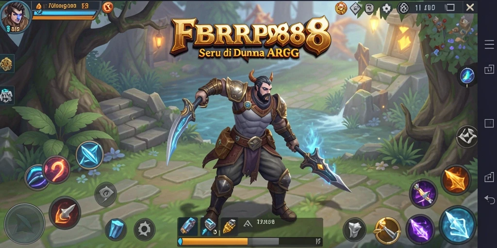 Tangkapan layar utama FBRP88 menampilkan aksi pertarungan yang epik dalam gameplay ARPG.