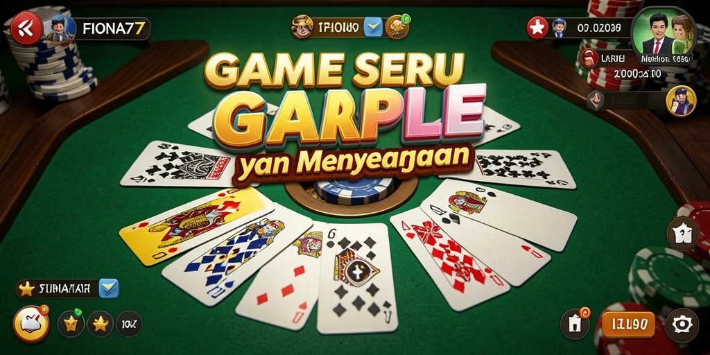 Tampilan gameplay Gaple yang seru dan interaktif.