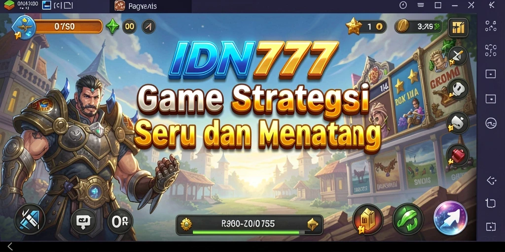 Tampilan gameplay IDN777 dengan strategi yang mendebarkan.