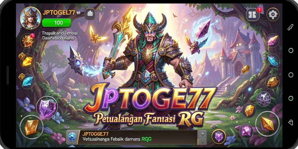 Screenshot gameplay JPTOGEL77 yang menunjukkan aksi seru dalam petualangan RPG.