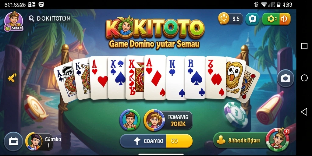 Screenshot gameplay KOKITOTO menampilkan interaksi pemain yang seru.