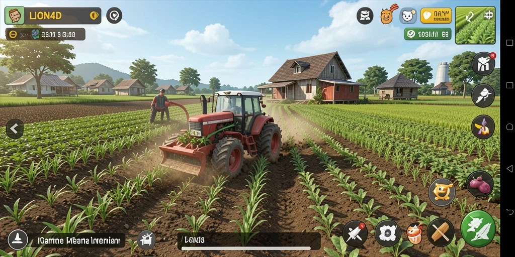 Tampilan gameplay LION4D yang menarik dan penuh warna.