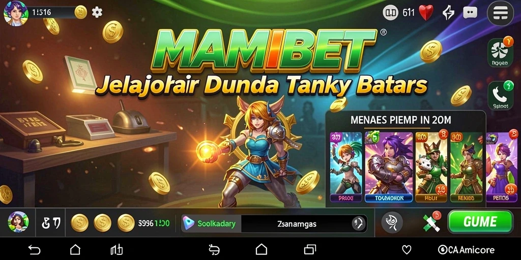 Screenshot gameplay MAMIBET yang menampilkan eksplorasi dunia terbuka.