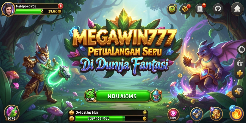 Tangkapan layar gameplay MEGAWIN777 yang menampilkan petualangan seru penuh tantangan.