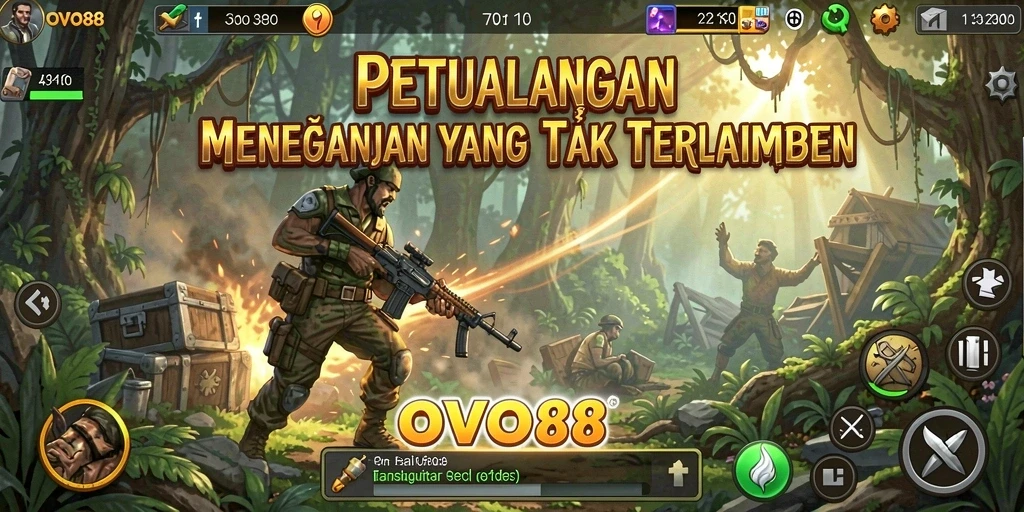 Tangkapan layar permainan OVO88 menampilkan karakter yang beraksi dalam petualangan seru.