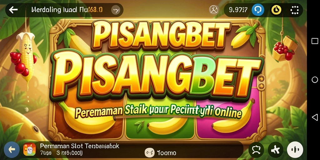 Screenshot gameplay PISANGBET menampilkan keseruan bermain Slot yang mengasyikkan.