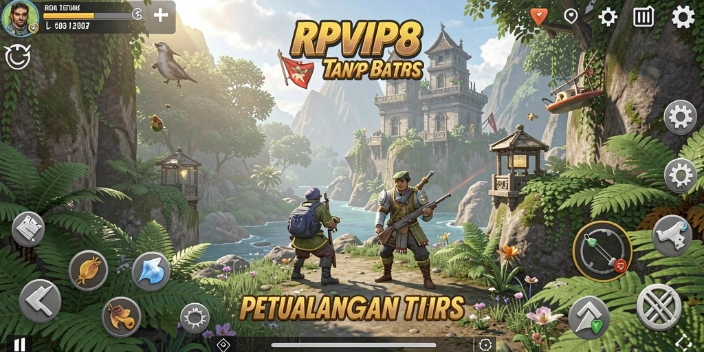 Tampilan gameplay RPVIP8 yang mendebarkan dan penuh aksi.