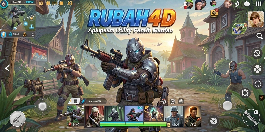 Tampilan antarmuka RUBAH4D yang memudahkan penggunaan aplikasi Utility.