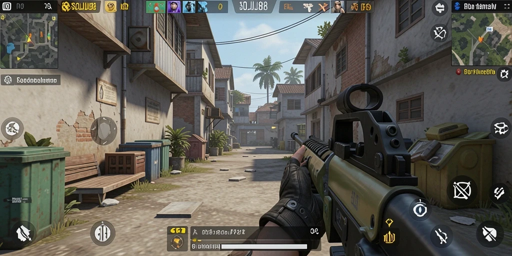 Tampilan menegangkan dari gameplay intens SOJU88 yang seru.