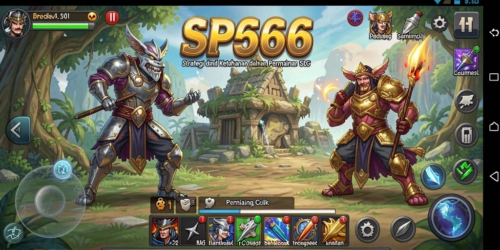 Tampilan sinematik dari pertempuran dalam SP666 yang menegangkan.