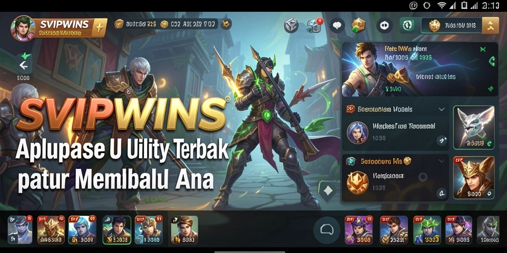 Tampilan interaktif SVIPWINS untuk pengelolaan tugas sehari-hari.